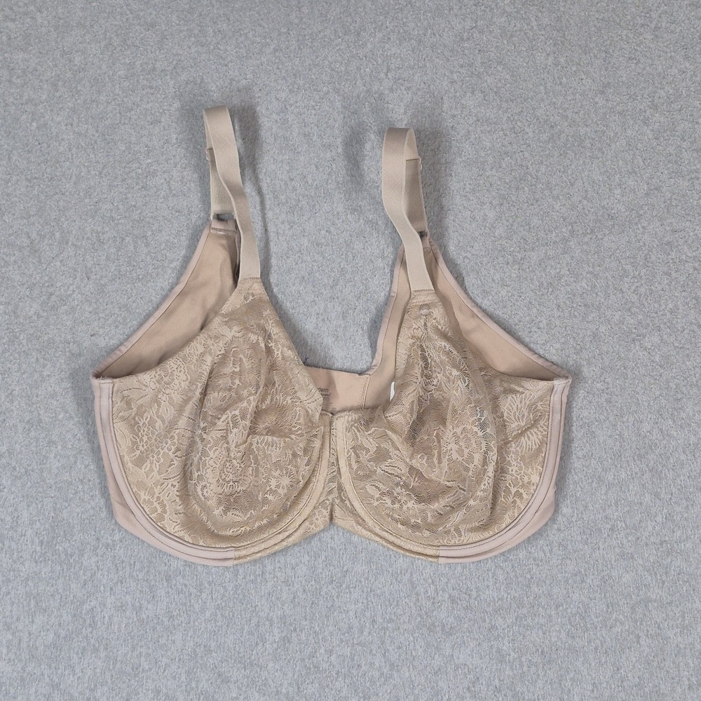 Modern Movement Women Bra 36DD Beige Adjustable Strap Underwired Lace